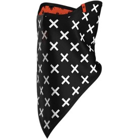 Triangle Face Mask Print Cross