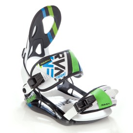 s250 Blk/Wht/Grn/Blu snowboard kötés