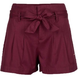 Belted Shorts Piros